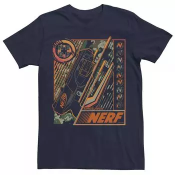 Мужская футболка с плакатом Nerf Blaster с 1969 года Licensed Character