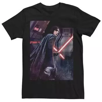 Мужская футболка с плакатом «Последний джедай Кайло Рен» Star Wars