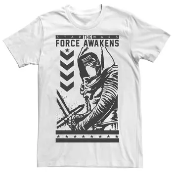 Мужская футболка с плакатом «Пробуждение силы» Кайло Рен Star Wars