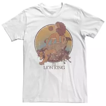 Мужская футболка с плакатом рок-группы Disney The Lion King Pride Licensed Character