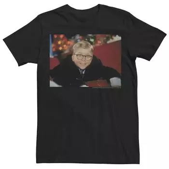 Мужская футболка с плакатом «Рождественская история» Ralphie Postrait Licensed Character