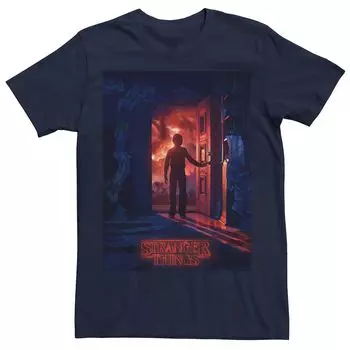 Мужская футболка с плакатом Stranger Things Will Open Door Licensed Character