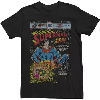 Мужская футболка с плакатом Superman Greatest Issue, Black Licensed Character, черный