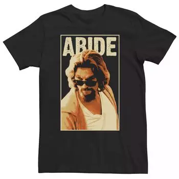 Мужская футболка с плакатом The Big Lebowski Abide Licensed Character