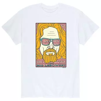 Мужская футболка с плакатом The Big Lebowski Pop Licensed Character
