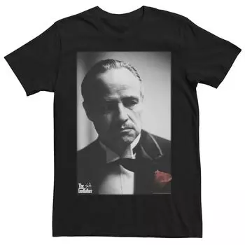 Мужская футболка с плакатом The Godfather Don Vito Corleone Licensed Character