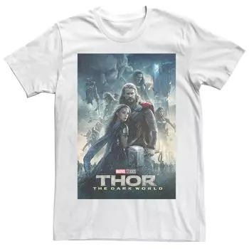 Мужская футболка с плакатом Thor The Dark World Licensed Character