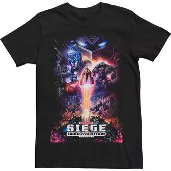 Мужская футболка с плакатом Transformer Siege Licensed Character