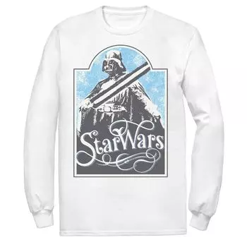 Мужская футболка с плакатом Вейдера в стиле ретро «Звездные войны» Star Wars