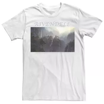 Мужская футболка с плакатом «Властелин колец» Rivendell Licensed Character