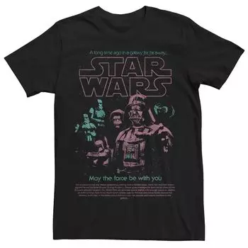 Мужская футболка с плакатом в стиле «Дарт Вейдер и Ситхи» Star Wars