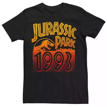 Мужская футболка с плакатом в стиле ретро «Парк Юрского периода 1993 года» Licensed Character