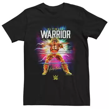 Мужская футболка с плакатом WWE Ultimate Warrior Blast Licensed Character