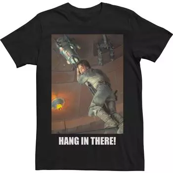Мужская футболка с плакатом «Звездные войны Hang In There Update» Licensed Character, черный