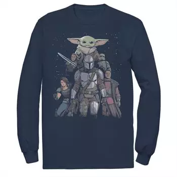 Мужская футболка с плакатом «Звездные войны» и «Мандалорская группа» Star Wars