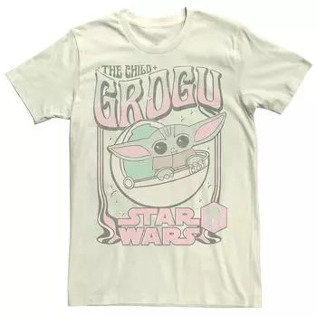 Мужская футболка с плакатом «Звездные войны» The Mandalorian Grogu This Is The Way Licensed Character