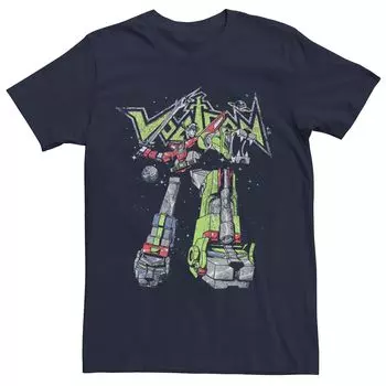 Мужская футболка с портретной защитной стойкой Voltron: Defender of the Universe Licensed Character
