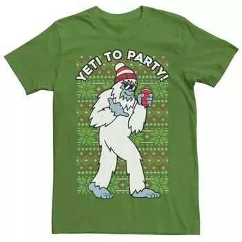 Мужская футболка с портретным рисунком Yeti To PartyKnit Licensed Character