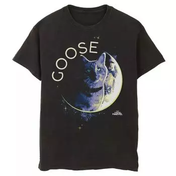 Мужская футболка с портретом Captain Goose Space Planet Marvel