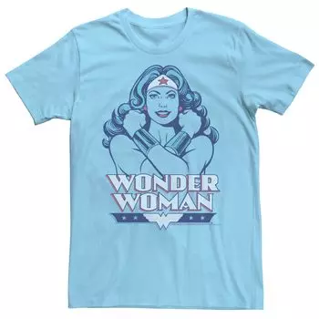 Мужская футболка с портретом Чудо-женщины DC Comics Licensed Character