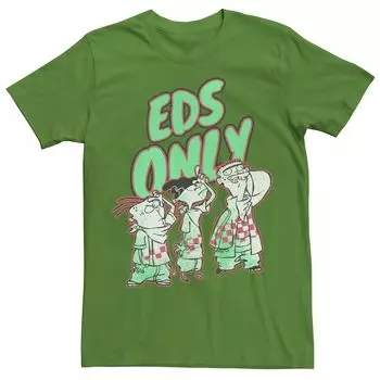 Мужская футболка с портретом Ed, Edd & Eddy Eds Only Licensed Character