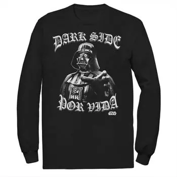 Мужская футболка с портретом Gonzales Darth Vader Dark Side Por Vida Licensed Character