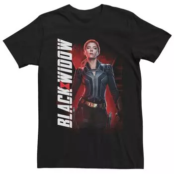 Мужская футболка с портретом из фильма «Черная вдова» Marvel