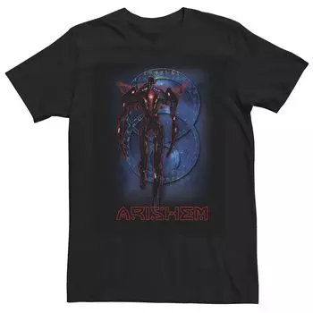 Мужская футболка с портретом космической галактики Marvel Eternals Arishem Licensed Character