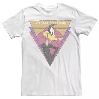 Мужская футболка с портретом Looney Tunes Daffy Duck Totally Awesome Licensed Character