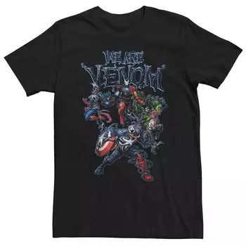 Мужская футболка с портретом Marvel Avengers We Are Venom Licensed Character