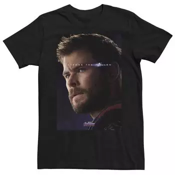 Мужская футболка с портретом Marvel Thor Avenge The Fallen Licensed Character