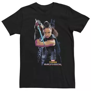 Мужская футболка с портретом Marvel Thor Ragnarok Valkyrie Pose Licensed Character