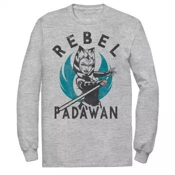 Мужская футболка с портретом падавана «Звездные войны: Войны клонов» Асоки Star Wars