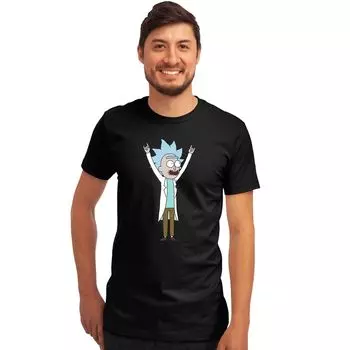 Мужская футболка с портретом Рика и Морти Licensed Character