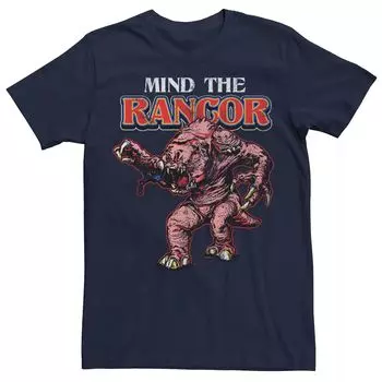Мужская футболка с портретом Star Wars Mind The Rancor Licensed Character, синий
