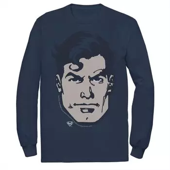 Мужская футболка с портретом Супермена DC Comics с большой грудью