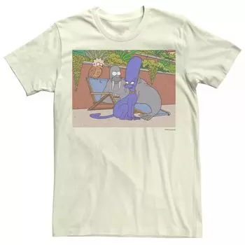 Мужская футболка с портретом The Simpsons Treehouse Of Horror XIII Licensed Character