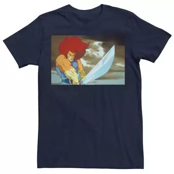 Мужская футболка с портретом ThunderCats Lion-O Sword Licensed Character