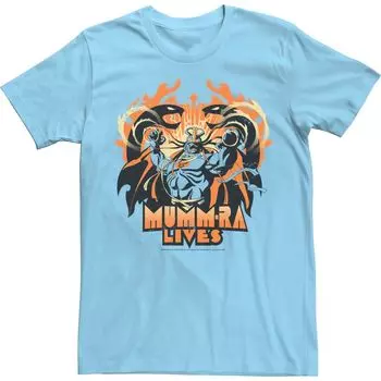 Мужская футболка с портретом ThunderCats Mumm-Ra Lives Licensed Character, светло-синий