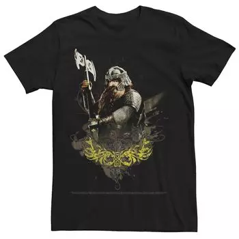 Мужская футболка с портретом «Властелин колец Gimli» Licensed Character