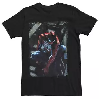 Мужская футболка с портретом в новом костюме «Человек-паук Marvel» Licensed Character