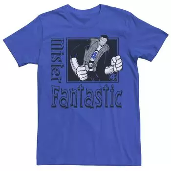Мужская футболка с портретом в рамке Marvel Mister Fantastic Licensed Character