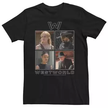 Мужская футболка с портретом в штучной упаковке Westworld Core Licensed Character
