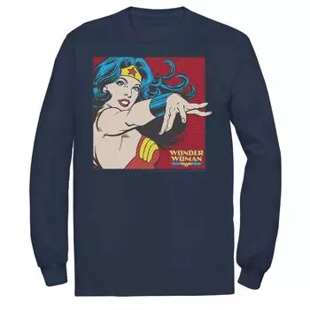 Мужская футболка с портретом в стиле DC Comics Wonder Woman в стиле ретро в стиле поп-арт Licensed Character