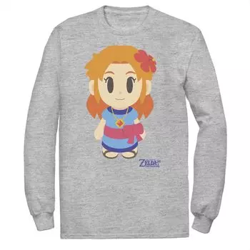 Мужская футболка с портретом в стиле Nintendo Legend Of Zelda Links Awakening Marin Avatar Licensed Character
