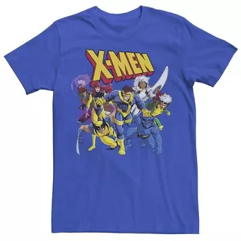 Мужская футболка с портретом в стиле ретро Marvel X-Men Licensed Character, цвет Royal
