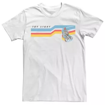 Мужская футболка с портретом в стиле ретро с радиоуправляемым автомобилем «История игрушек» Disney / Pixar