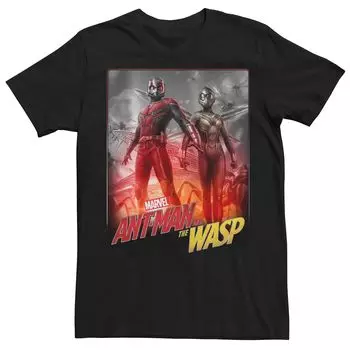 Мужская футболка с постером «Человек-муравей и Оса» из группы Marvel Licensed Character