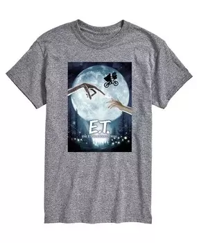 Мужская футболка с постером ET AIRWAVES, серый
