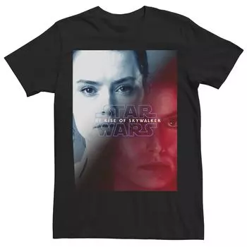 Мужская футболка с постером фильма «Восхождение Скайуокера Рей» Star Wars